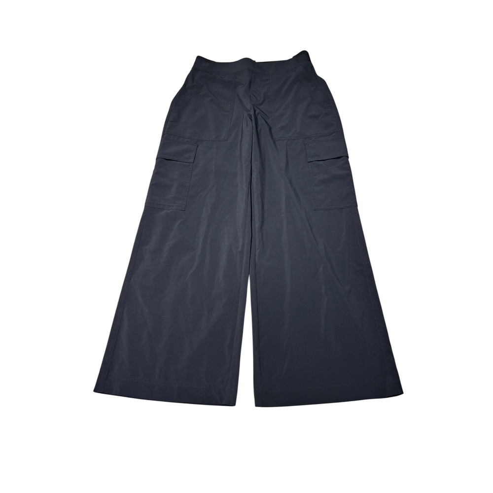 Athleta Brooklyn Heights High Rise Cargo Pants Black Womens 6P W28 L28 Petite